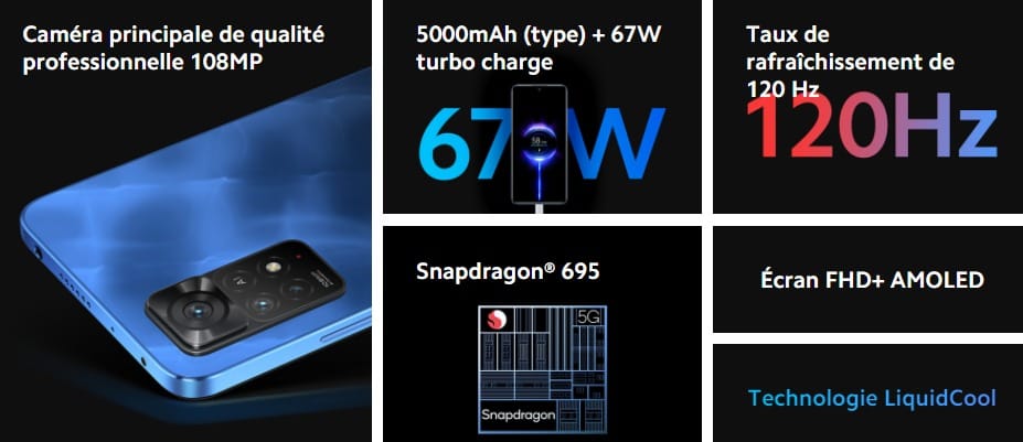 Xiaomi Redmi Note 11 Pro 5G est livré avec un chargeur 67W » 1 Capture web 27 1 2022 194459 www.mi .com