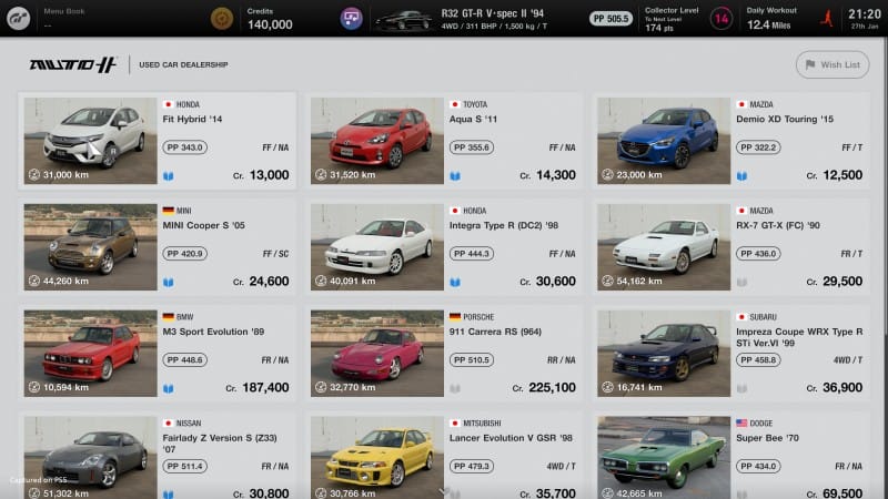 Un récapitulatif de Gran Turismo 7 State Of Play et les nouveautés. 12 used_cars_use
