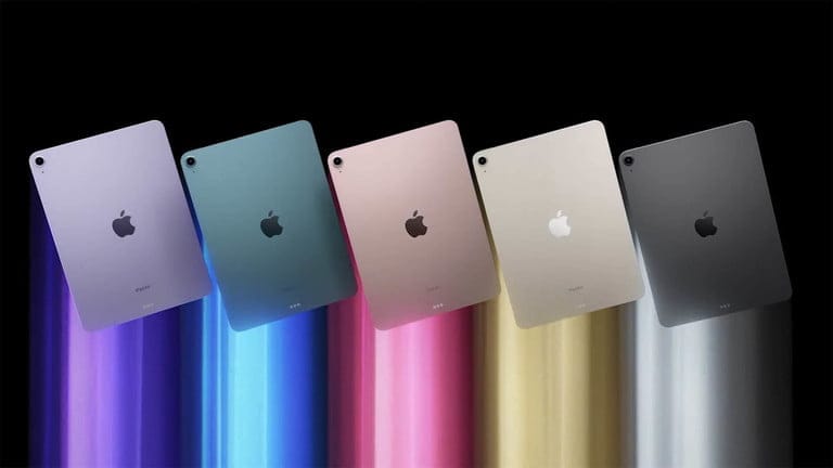Tout ce qu'Apple vient d'annoncer : Mac Studio, iPhone SE, iPad Air 15 ipad air 2022 colors new 768x768 1