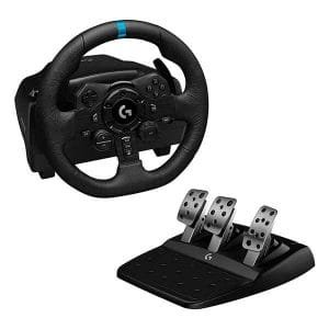 Logitech G923 Volant de Course et Pédales pour PS5, PS4, PC