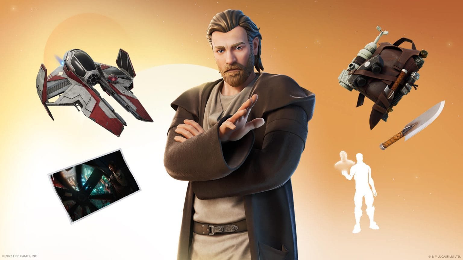 Fortnite utilise la force pour ajouter Obi-Wan Kenobi à sa liste