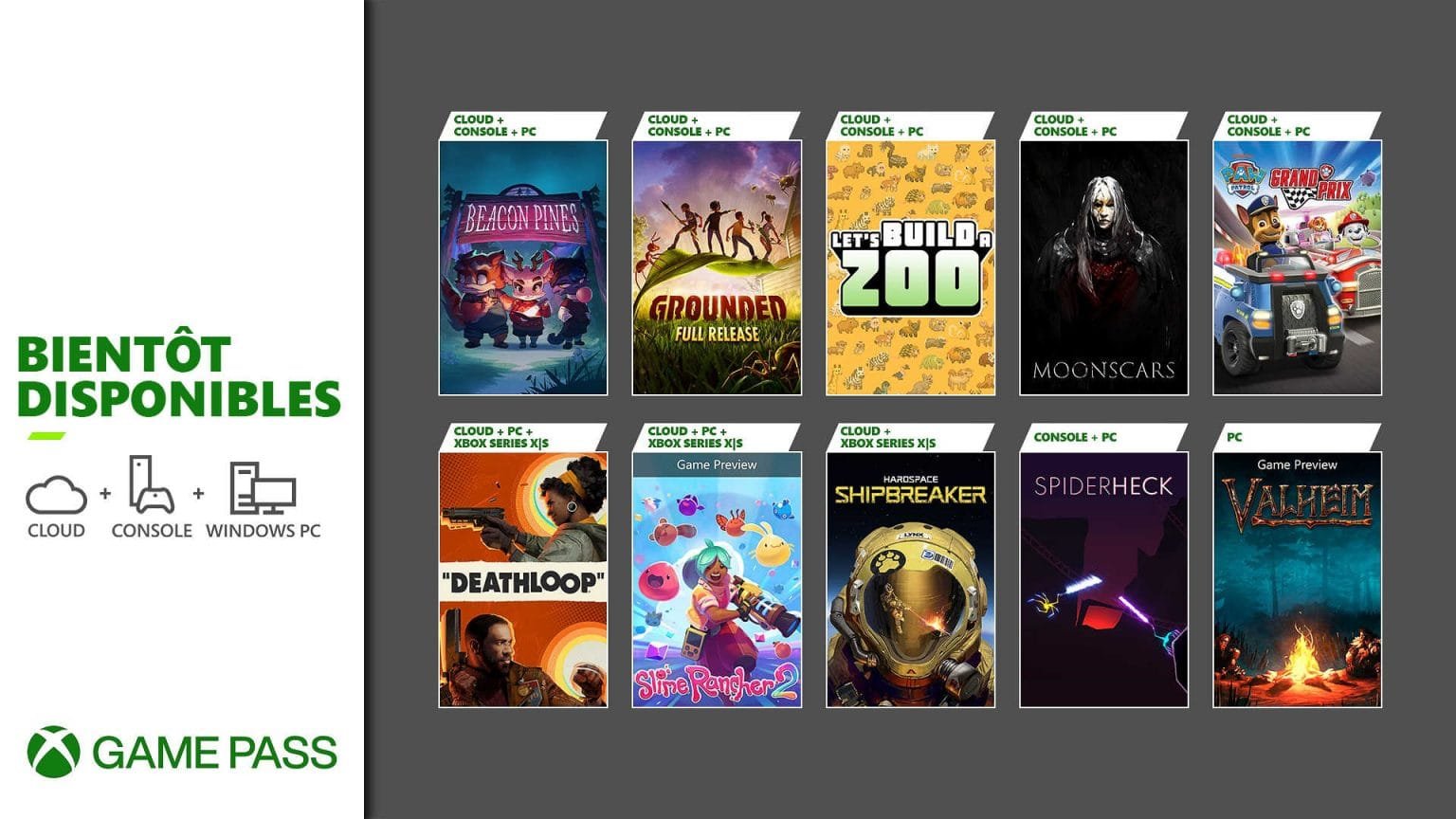 Le Xbox Game Pass dévoile les nouveaux jeux de septembre