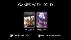 Les jeux gratuits Xbox Games With Gold pour novembre 2022 sont révélés