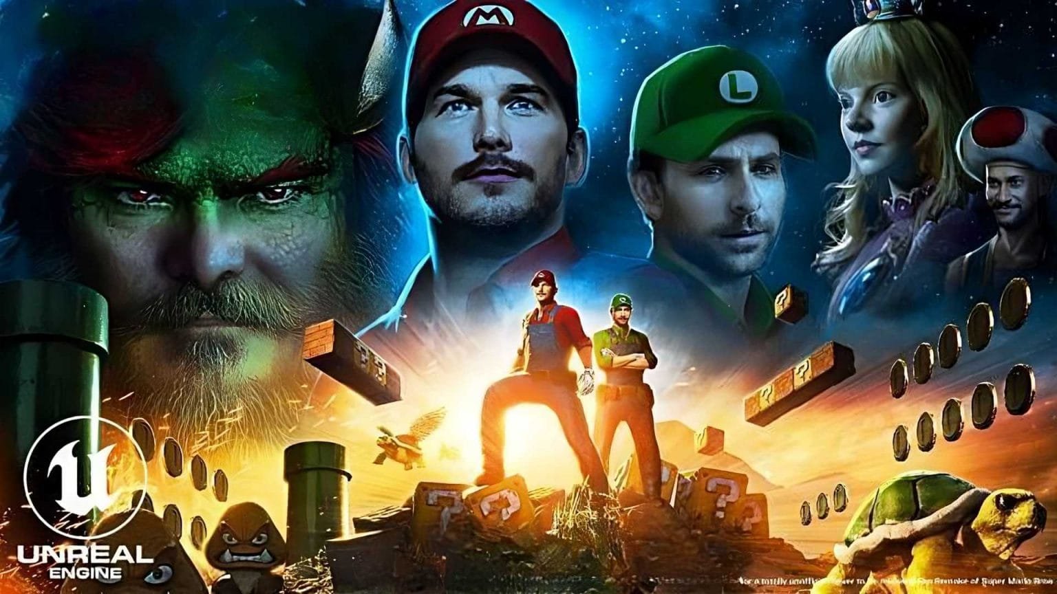 Le jeu original Super Mario Bros fait l’objet d’un remake réaliste avec Chris Pratt