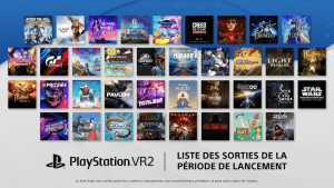 Sony dévoile la liste des titres du lancement du PlayStation VR2 Sony dévoile la liste des titres du lancement du PlayStation VR2