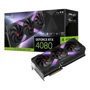 Promo 1656 PNY Carte Graphique GeForce RTX® 4080 16GB XLR8 Gaming VERTO EPIC-X RGB