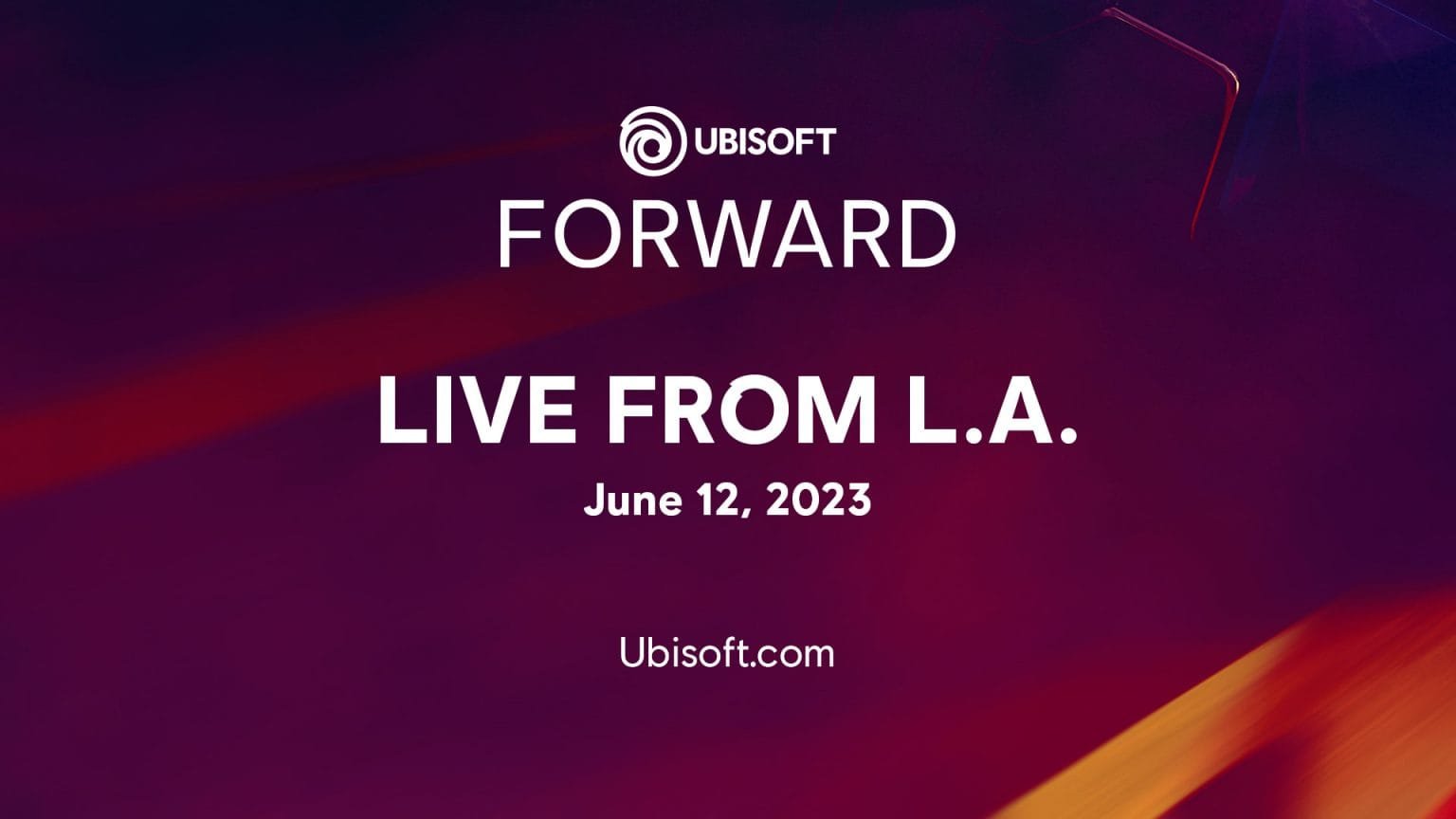 L’événement Ubisoft Forward officiellement annoncé pour le mois de juin Comme nous l'avons indiqué précédemment, Ubisoft abandonne l'E3 pour organiser son propre événement.