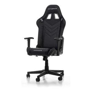 Promo 1641 DXRacer Prince Series Chaise Gaming, Simili Cuir, Noir,