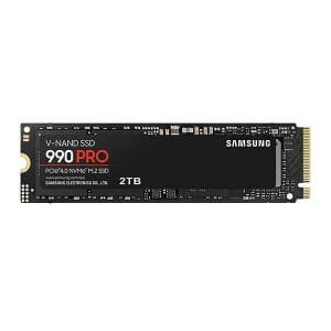 Promo 1643 Samsung 990 Pro MZ-V9P2T0BW SSD 2To Thermique Intelligent - Compatible PS5