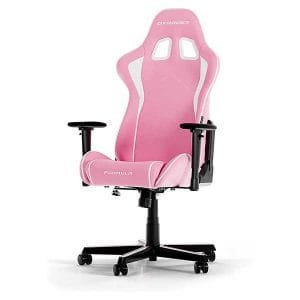 DXRacer Formula Series Chaise Gaming, Similicuir, Rose-Blanc