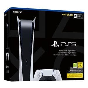 Promo 1620 PlayStation 5 Édition numérique sans lecteur de disque. Une console révolutionnaire entièrement centrée sur le joueur pour des expériences encore plus immersives et connectées avec vos jeux PS5 et PS4 rétrocompatibles