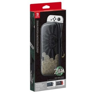 Embarquez pour une aventure épique à travers les terres et les cieux d'Hyrule avec la valise de transport Nintendo Switch™ - The Legend of Zelda™ : Tears of the Kingdom Edition.