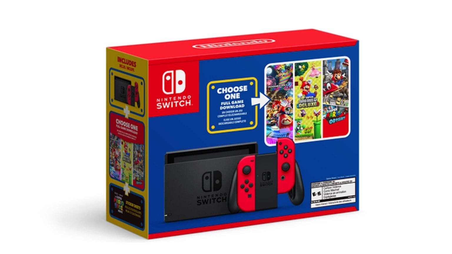 Le pack Switch de Mario Movie contient trois anciens jeux, mais vous devez en choisir un.