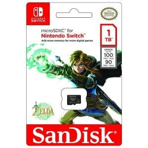 Promo 1614 SanDisk 1 to microSDXC Carte pour Nintendo Switch