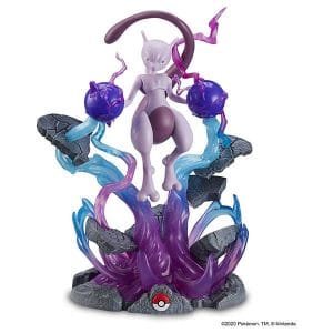 Promo 1619 Ajoutez à votre collection Pokémon avec cette superbe figurine Mewtwo de luxe à l'échelle 1/10e complète avec lumières et sons.