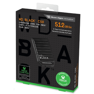 Promo 1584 WD_BLACK 512 Go C50 Carte d'extension pour Xbox