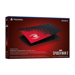 Sony dévoile console PS5 Marvel's Spider-Man 2 Limited Edition et la manette DualSense 1 Façades pour console édition numérique PS5 - Marvel’s Spider-Man 2 Limited Edition