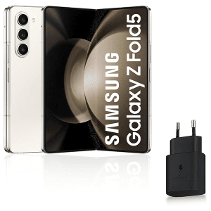 Promo 1543 Samsung Galaxy Z Fold5 Smartphone Android 5G, 512 Go, Crème