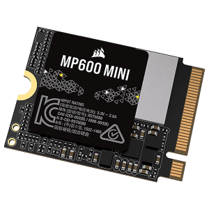 Promo 1542 Corsair MP600 Mini 1 to M.2 NVMe Idéal pour Steam Deck et Microsoft Surface - Noir