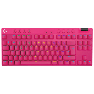 Promo 1491 Logitech G PRO X TKL LIGHTSPEED clavier de jeu sans fil,Rose