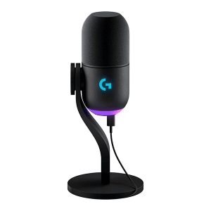 Promo 1489 Logitech G Yeti GX Microphone Gaming pour PC/Mac - Noir