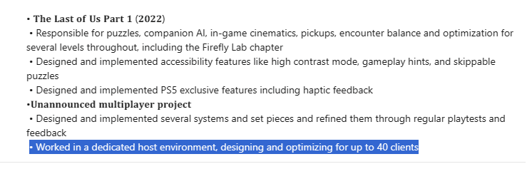Le mode multijoueur de The Last of Us devait permettre des affrontements à 40 joueurs 1 Le mode multijoueur de The Last of Us devait permettre des affrontements à 40 joueurs