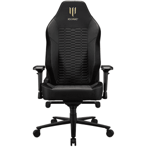 Promo 1447 Iconic - Chaise gaming ou de bureau premium Apollon classic Gold