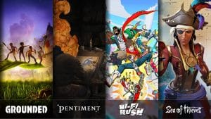 Les jeux Sea Of Thieves, Grounded, Pentiment et Hi-Fi Rush débarquent sur la PS5