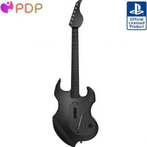 PDP Gaming RIFFMASTER Wireless Foldable Guitar Controller for PlayStation 5 and PlayStation 4, Windows 10/11 PC, Officially Licensed by Sony - Black
