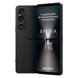 SONY Xperia 1 VI Noir - 6.5 Pouces 19.5:9 FHD+ HDR OLED - Triple Objectif - 12GB RAM - 256GO