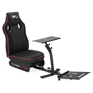 Promo 1272 Subsonic Siège de Simulation baquet DPZ avec Support pour Volant et pédalier - Cockpit de Simulation DPZ pour Volant