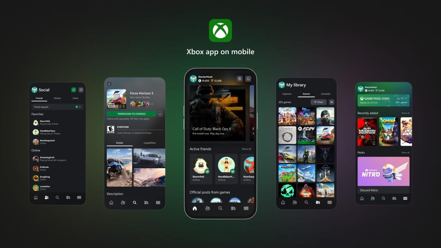 Xbox révèle ce qui sera disponible dans la mise à jour de la console en septembre 2024. 3 04 Xbox app on mobile d07b8179678a60f8c673 1536x864 1