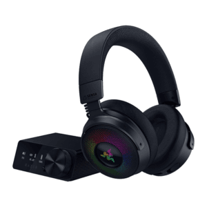 Razer Kraken V4 Pro - Casque de Jeu sans Fil avec hub de contrôle Sensa HD haptics