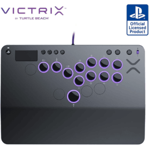 Turtle Beach Victrix™ Pro KO™ Leverless Fight Stick pour PlayStation 5, Officially Licensed PS5|PS4, PC