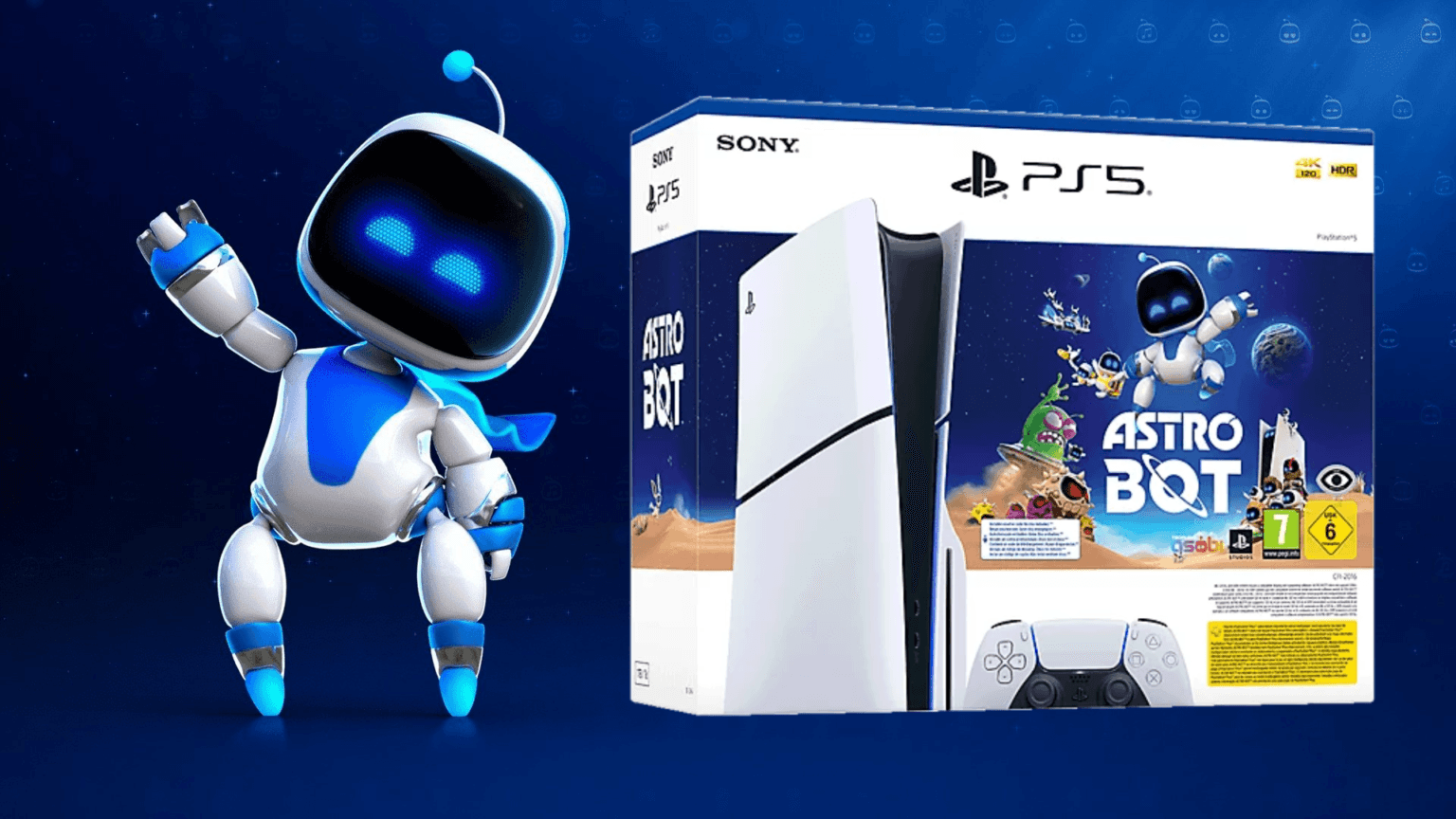 Les packs PS5 Astro Bot sont officiels avec une offre plus avantageuse que la console seule