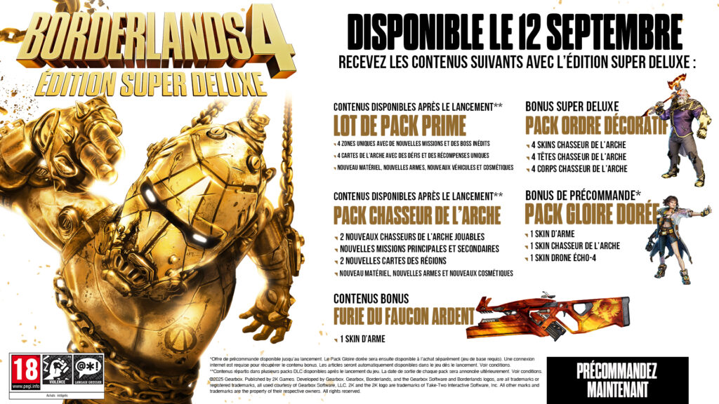Borderlands 4 disponible en précommande dès maintenant à 69,99 € 2 Borderlands 4