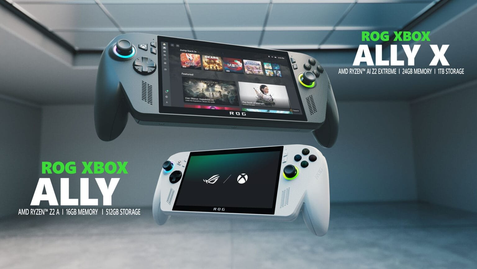 ROG Xbox Ally et Ally X : Microsoft et ASUS fixent le rendez-vous au 16 octobre 1 rog xbox ally