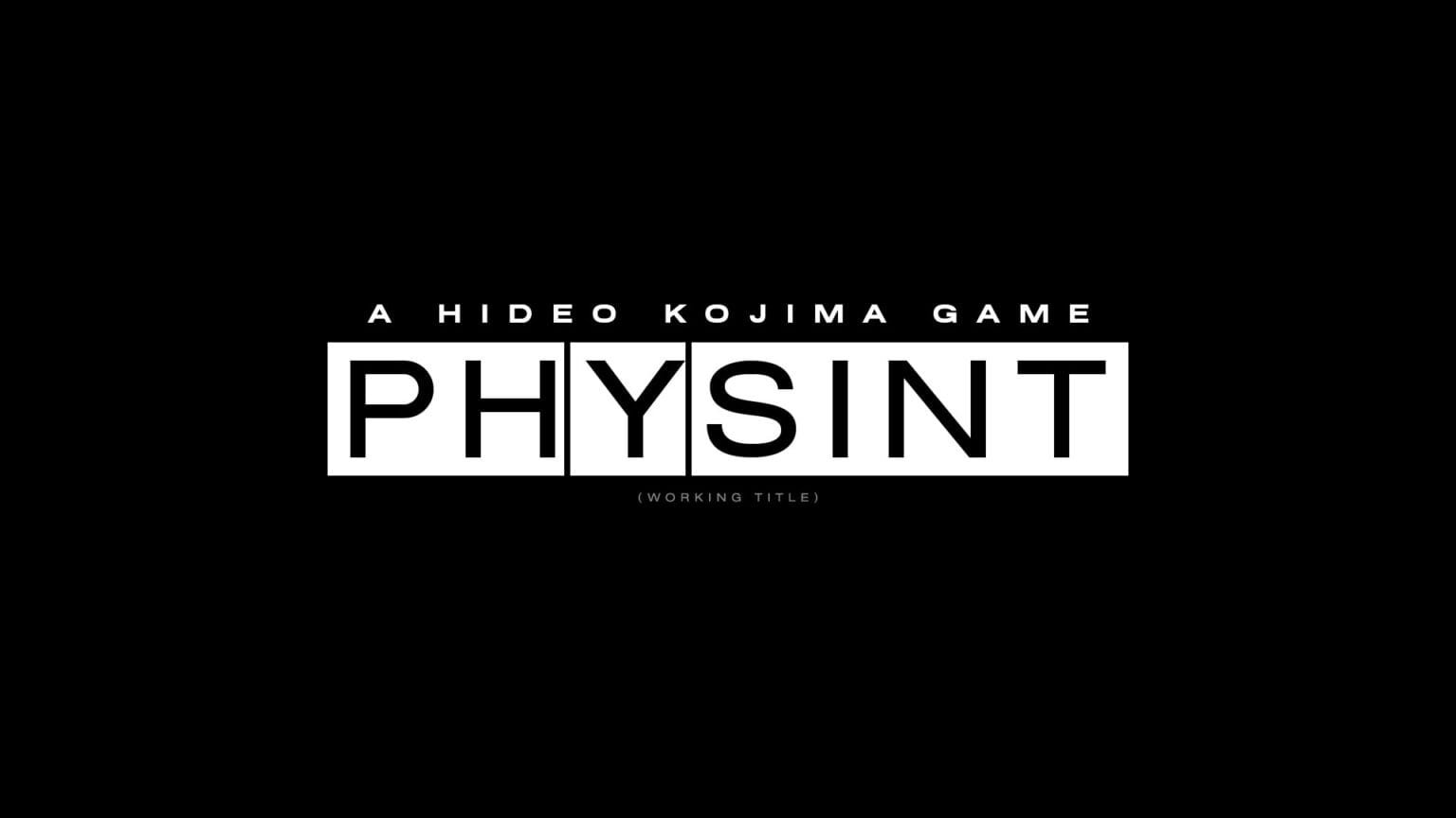 Physint : Kojima révèle un premier concept art pour son jeu d’infiltration