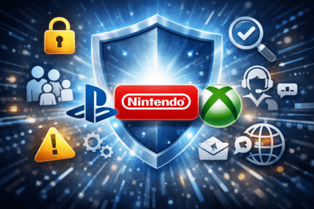 Sony, Nintendo et Microsoft resserrent les rangs pour un jeu vidéo plus sûr Sony, Nintendo et Microsoft resserrent les rangs pour un jeu vidéo plus sûr