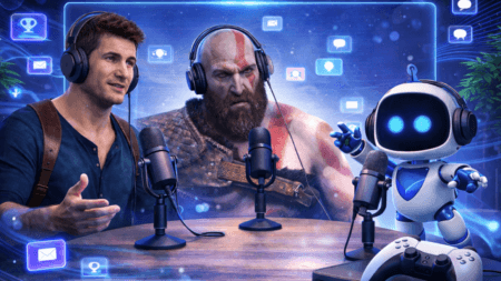 PlayStation imagine des podcasts personnalisés générés par IA, narrés par des personnages de jeux vidéo PlayStation imagine des podcasts personnalisés générés par IA, narrés par des personnages de jeux vidéo