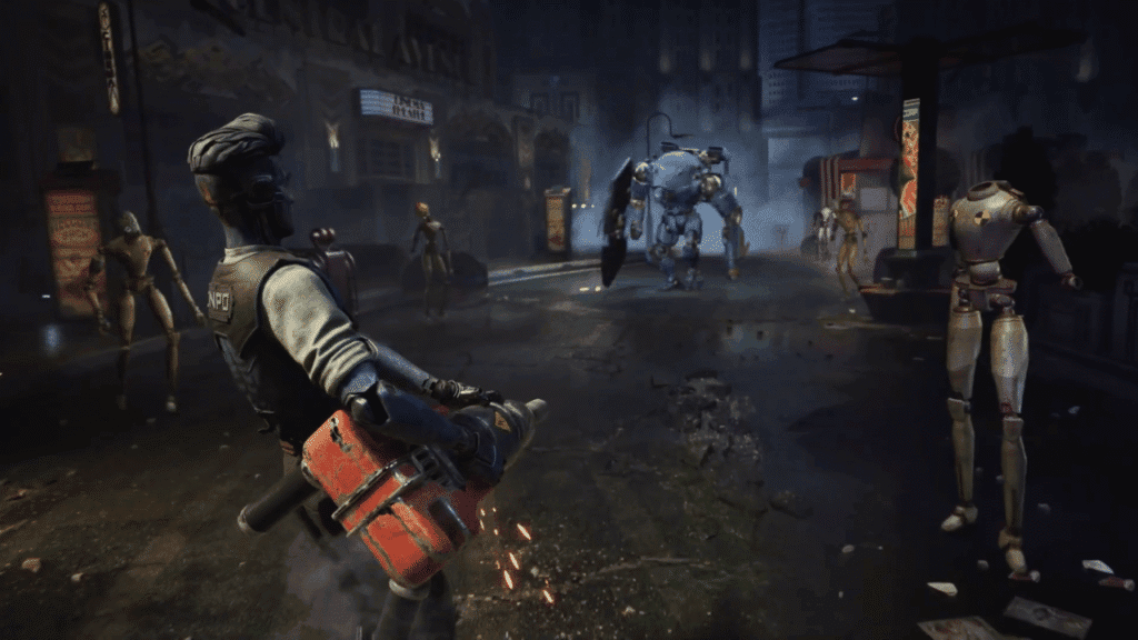 Artificial Detective intrigue déjà avec son univers decopunk et son robot détective