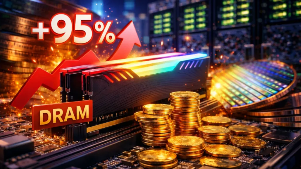 Les prix de la DRAM pourraient doubler dès mars et impacter les PC et laptops IA