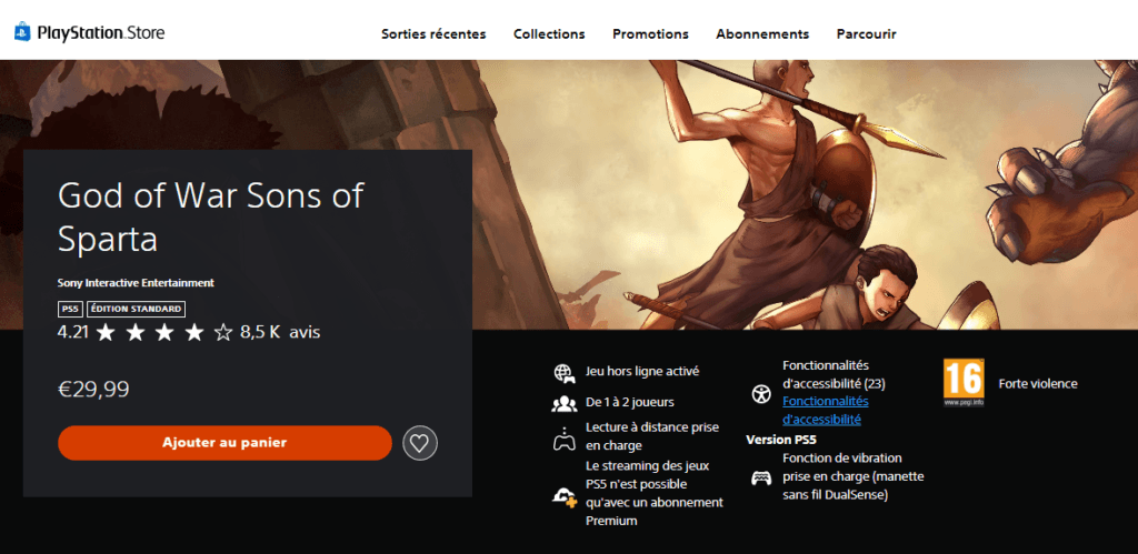 Snobé par la critique, le nouveau God of War réalise un carton inattendu sur PlayStation 1 Snobé par la critique, le nouveau God of War réalise un carton inattendu sur PlayStation