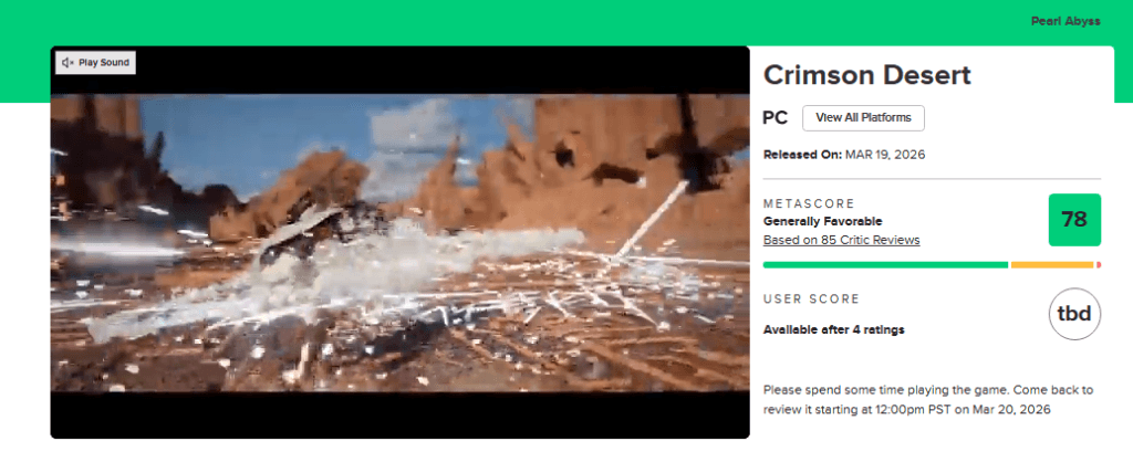 Crimson Desert divise la critique, loin du triomphe espéré