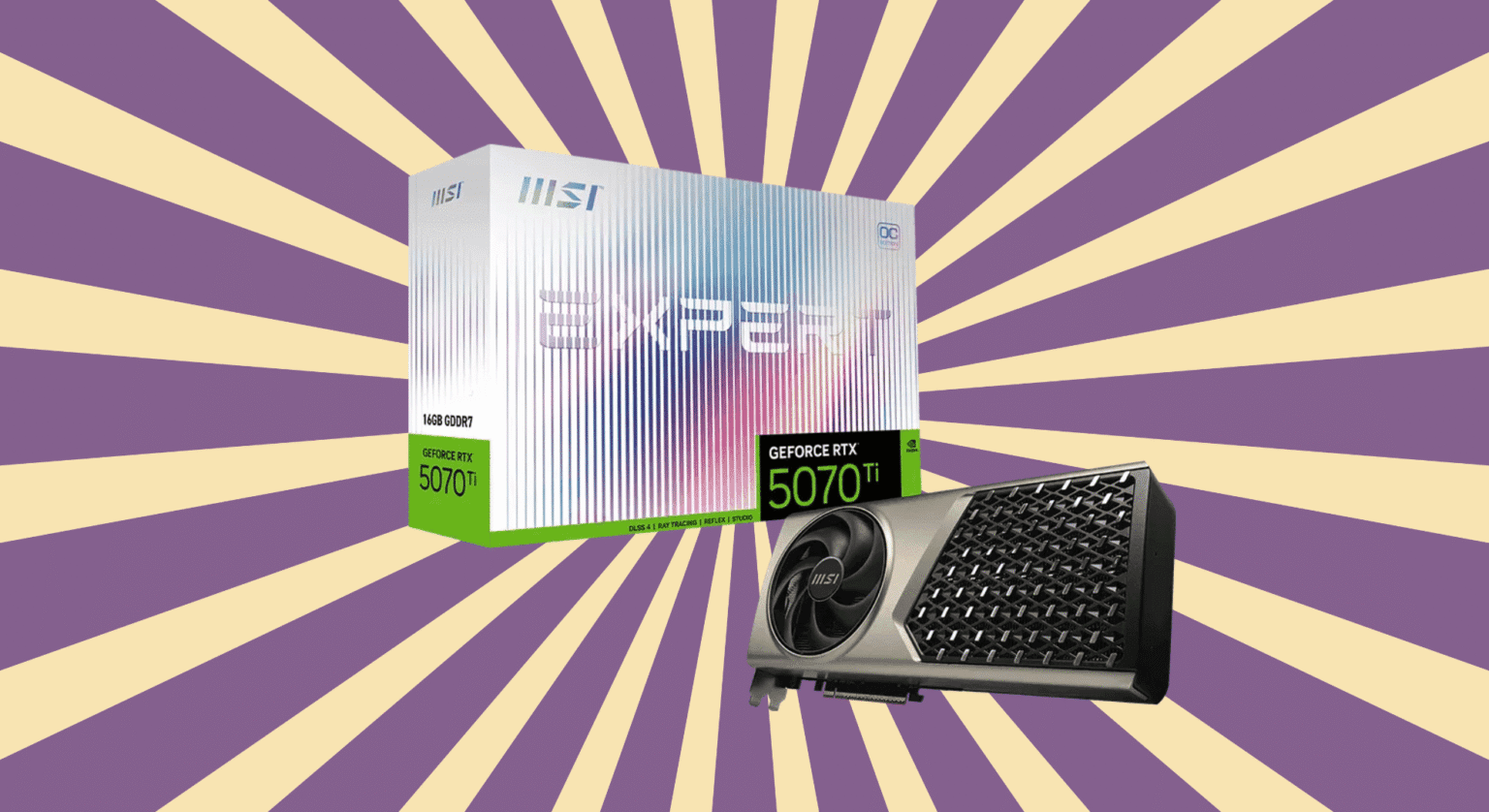 MSI GeForce RTX 5070 Ti 16G EXPERT OC : Une remise bienvenue pour passer à la vitesse supérieure