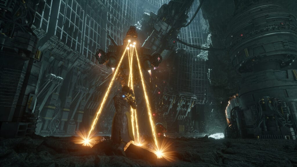 Saros impressionne sur PS5 Pro avec une meilleure image et du 60 fps en ligne de mire