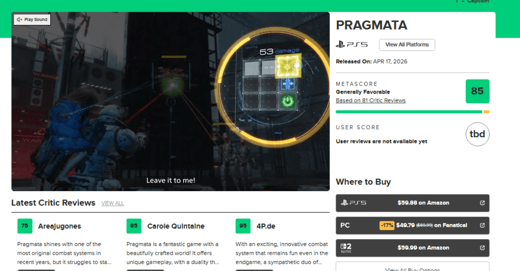 Pragmata : Les tests sont unanimes, le nouveau jeu de science-fiction de Capcom est une pépite.