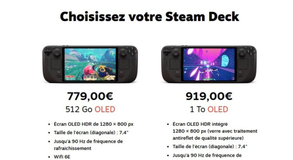 Steam Deck : Valve augmente fortement les prix de sa console portable