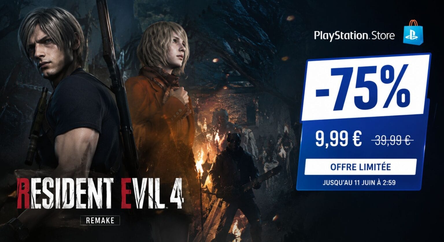 Resident Evil 4 Remake est à son prix le plus bas sur le PlayStation Store