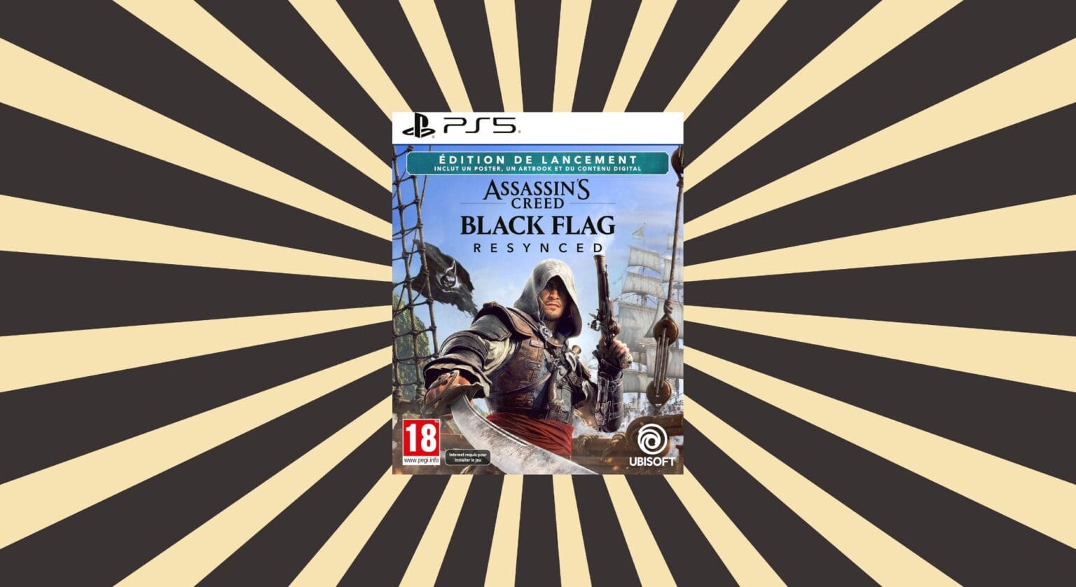 Assassin’s Creed Black Flag Resynced sur PS5 : la Launch Edition tombe déjà à -25 % en précommande Assassin’s Creed Black Flag Resynced sur PS5 : la Launch Edition tombe déjà à -25 % en précommande